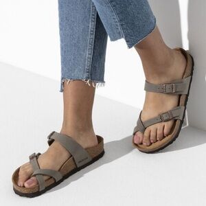 Birkenstock Mayari - Stone, Size 38, great condition!